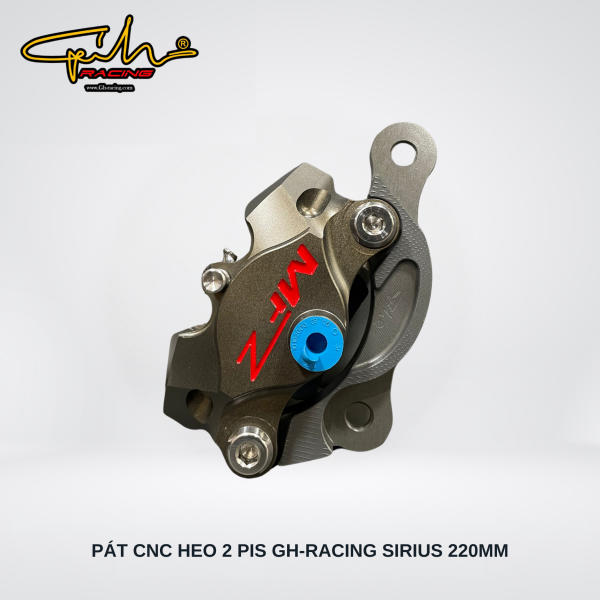PAT TRƯỚC CNC HEO 2 PIS SIRIUS SIZE 220MM GH-RACING