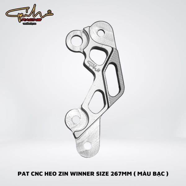 PAT NHÔM CNC HEO ZIN WINNER 267 MM GH-RACING