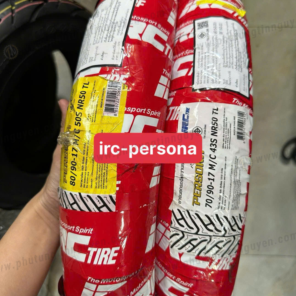 Vỏ xe INOUE (IRC) PERSONA  80/90 17 Thái Lan