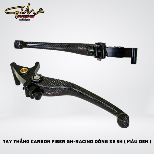 TAY THẮNG CARBON FIBER GH-RACING DÒNG XE SH