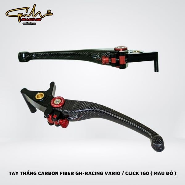 TAY THẮNG CARBON FIBER GH-RACING VARIO / CLICK 160