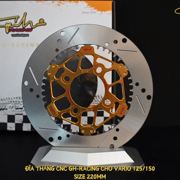 ĐĨA THẮNG RACE CNC GH-RACING VARIO SIZE 220MM ( TRÁI )