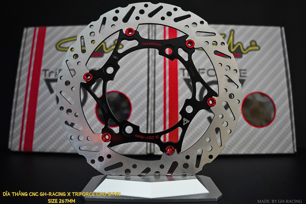 ĐĨA CNC GH-RACING x TRIFORCE CHO SHVN SIZE 267MM