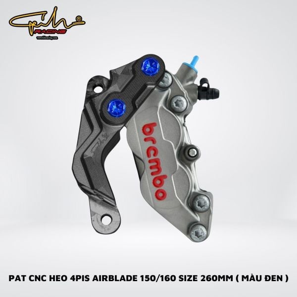 PAT NHÔM CNC HEO 4 PIS AIRBLADE 150/160 SIZE 260MM GH-RACING