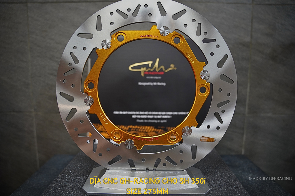 ĐĨA THẮNG CHO SH 350i SIZE 275mm GH-RACING