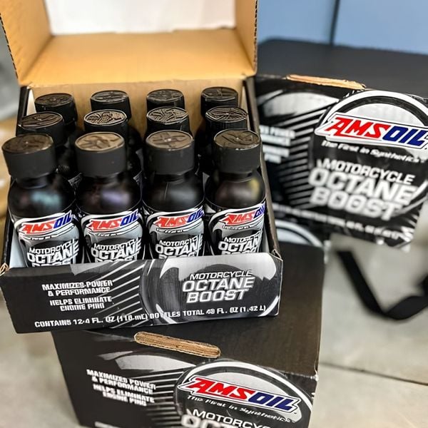  PHỤ GIA TĂNG CHỈ SỐ OCTANE XE MÁY AMSOIL MOTORCYCLE OCTANE BOOST - 118ML 