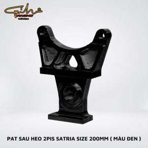 PAT SAU HEO 2 PIS SATRIA SIZE 200MM ( MÀU ĐEN ) GH-RACING