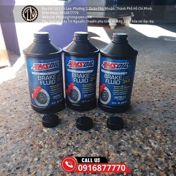  Dầu Thắng AMSOIL DOT 3 Và 4 Tổng Hợp 355ml 