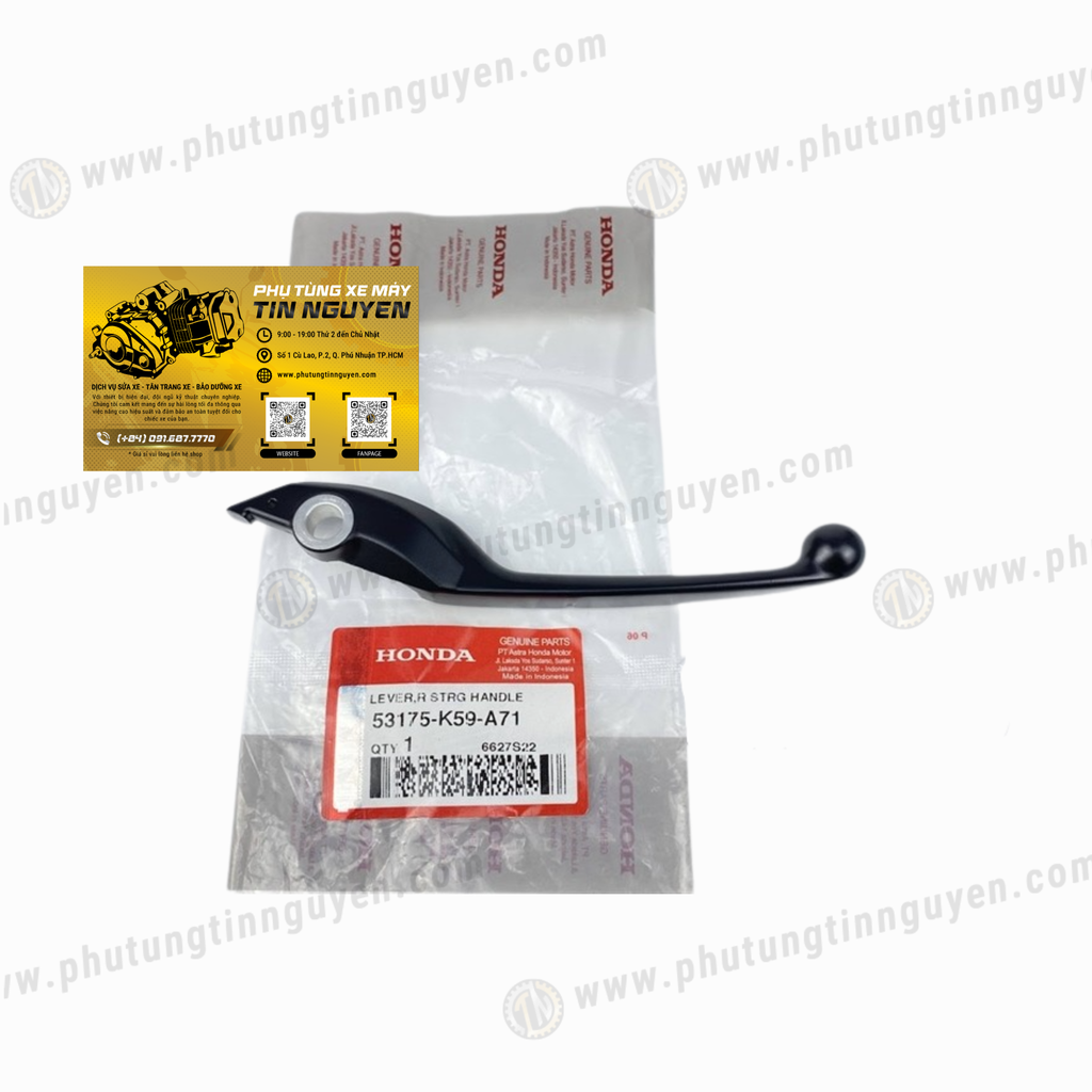 Tay thắng phải Scoopy 2024 - nay chính hãng Honda mã 53175-K59-A71