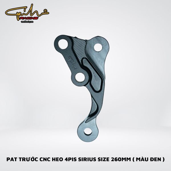 PAT NHÔM CNC HEO 4 PIS SIRIUS SIZE 260MM GH-RACING