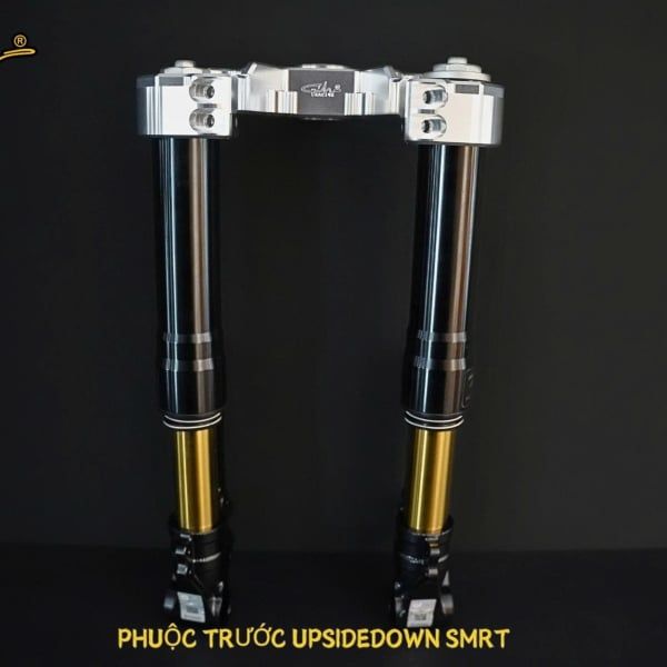 PHUỘC TRƯỚC UPSIDE DOWN SMRT VÀ CHẢNG BA CNC GH-RACING