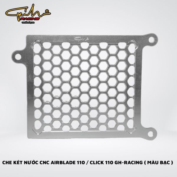 CHE KÉT NƯỚC CNC AIR BLADE 110 / CLICK 110 MẪU TỔ ONG GH-RACING