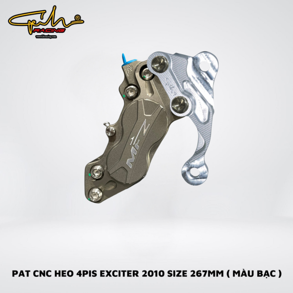 PAT NHÔM CNC HEO 4 PIS EXCITER 2010 SIZE 267MM GH-RACING
