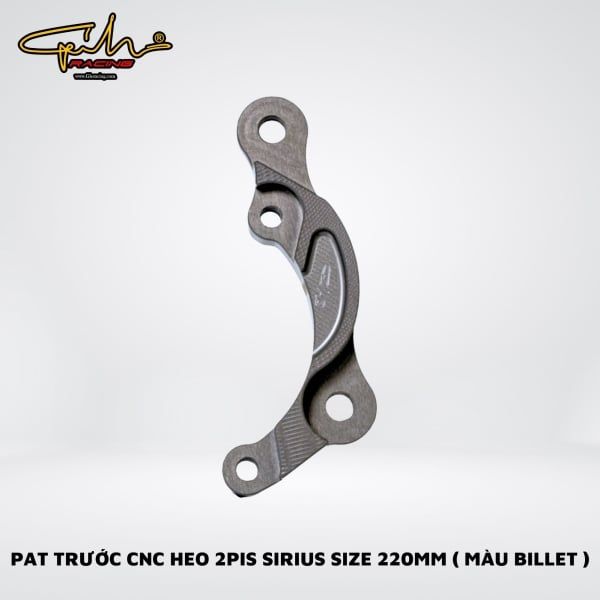 PAT TRƯỚC CNC HEO 2 PIS SIRIUS SIZE 220MM GH-RACING