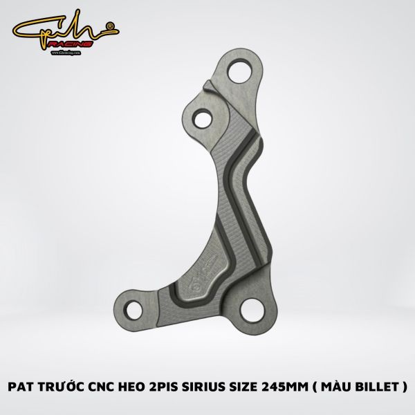 PAT TRƯỚC CNC HEO 2 PIS SIRIUS SIZE 245MM GH-RACING