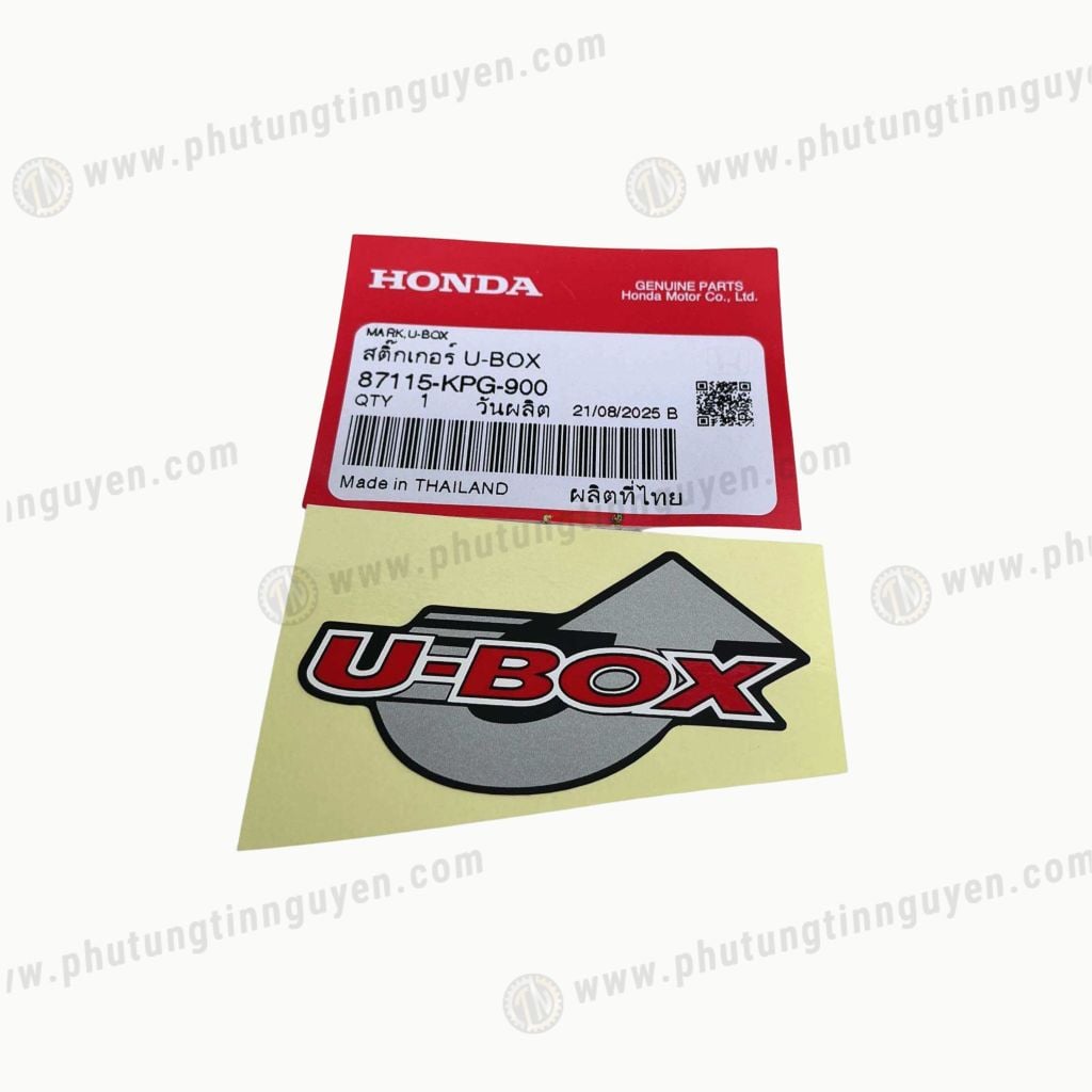 TEM CHỮ U-BOX Wave125 mã 87115KPG900