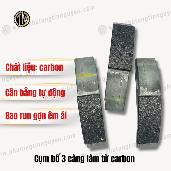  Cụm bố 3 càng làm từ carbon dành cho xe 2 van 2 val TIN NGUYỄN 