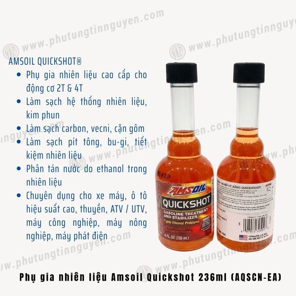  Phụ gia nhiên liệu Amsoil Quickshot 236ml (AQSCN-EA) 