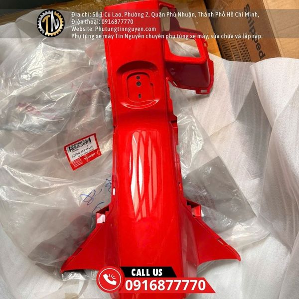  Yếm khoá xe Scoopy 2025 Honda Thailand màu đỏ bóng khóa smk 81141K2FNC0ZP 