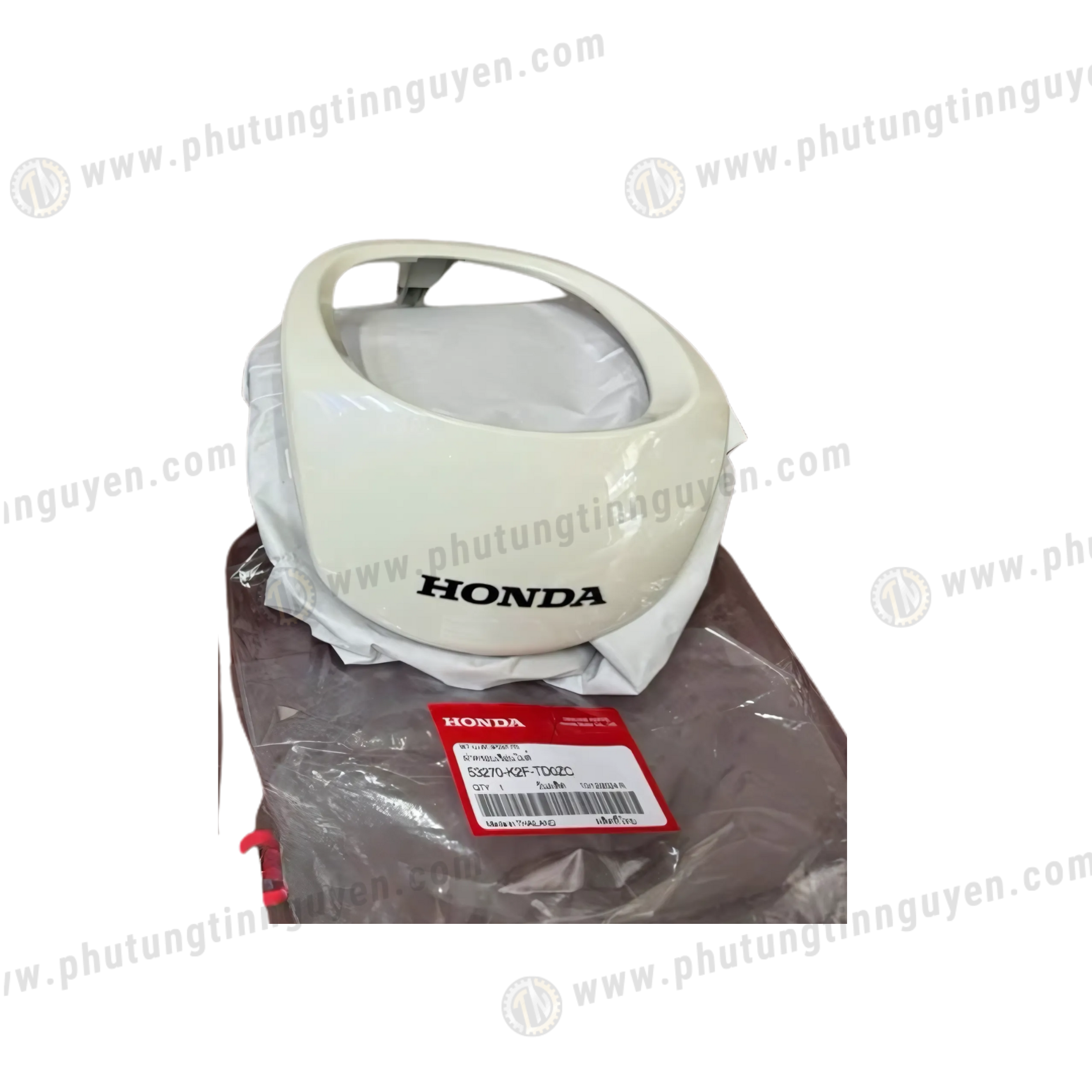  Ốp nhựa đồng hồ xe Scoopy 2025 Honda Thailand màu trắng 