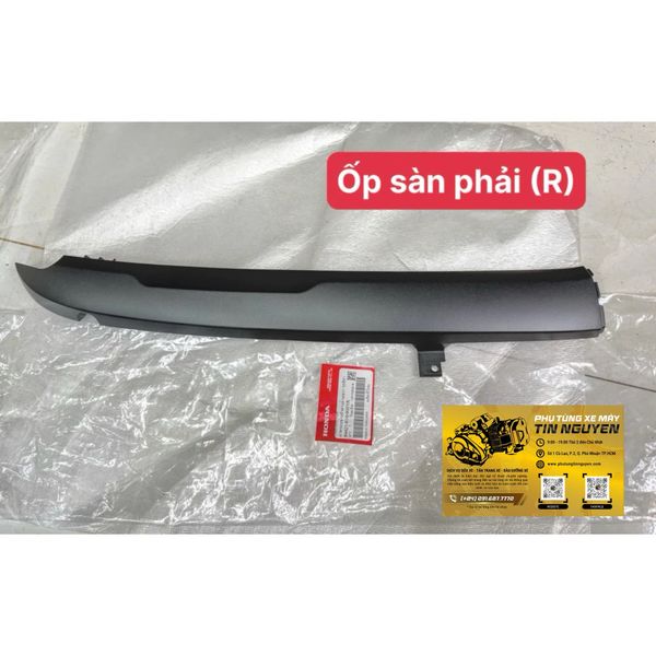  Ốp sàn nẹp sàn dưới xe Scoopy màu đen nhám đời 2012 - 2016 