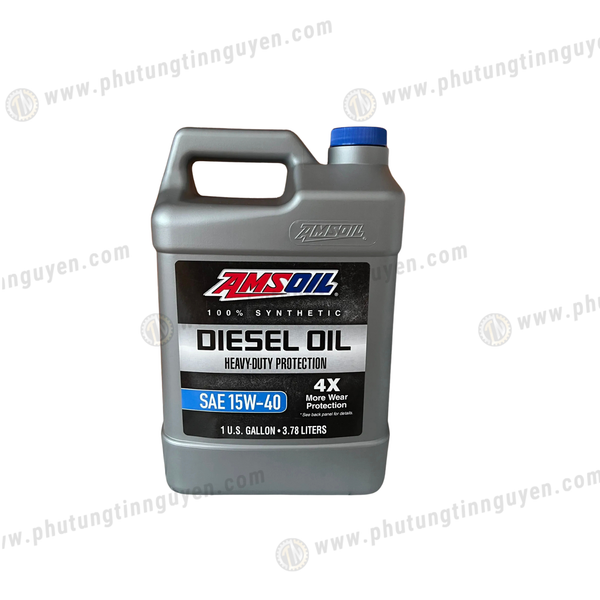  Amsoil Heavy Duty 15W-40 100% Synthetic Diesel Oil Dòng nâng cao 3.78L 