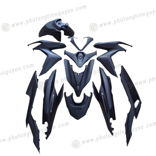  Dàn áo Vario Click 150 đời 2018 - nay màu xanh nhám chính hãng Honda 