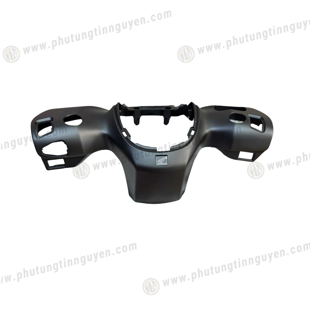 Bợ đồng hồ, ốp tay lái, ốp đầu trước xe Scoopy 2025 màu đen nhám