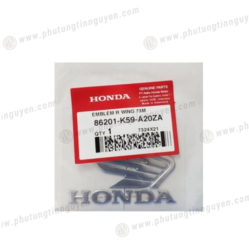 Bộ tem cánh chim Honda - Vario 150 mã 86202-K59-A20ZA