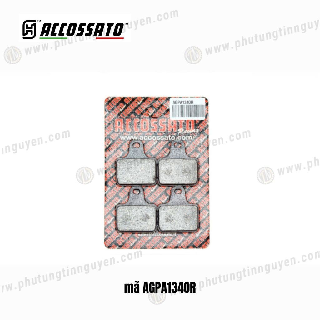 Bố thắng Accossato dành cho Brembo XA888xx mã AGPA134OR