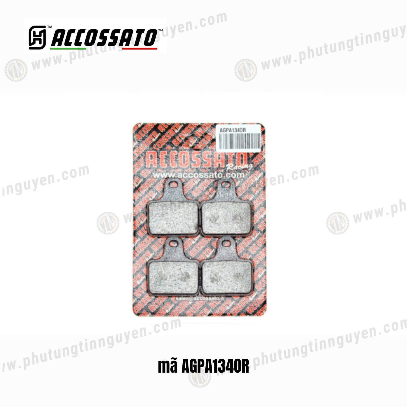  Bố thắng Accossato dành cho Brembo XA888xx mã AGPA134OR 