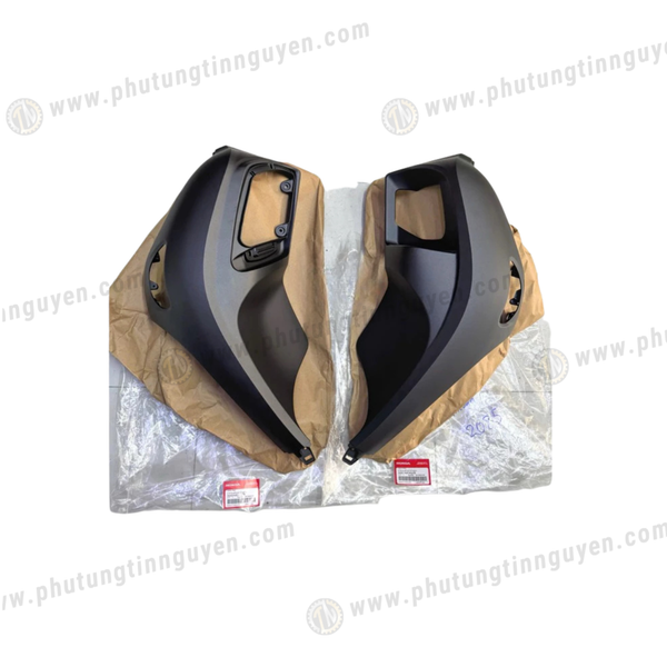  Cánh yếm Cánh bửng R-L xe Scoopy 2025 màu đen nhám 
