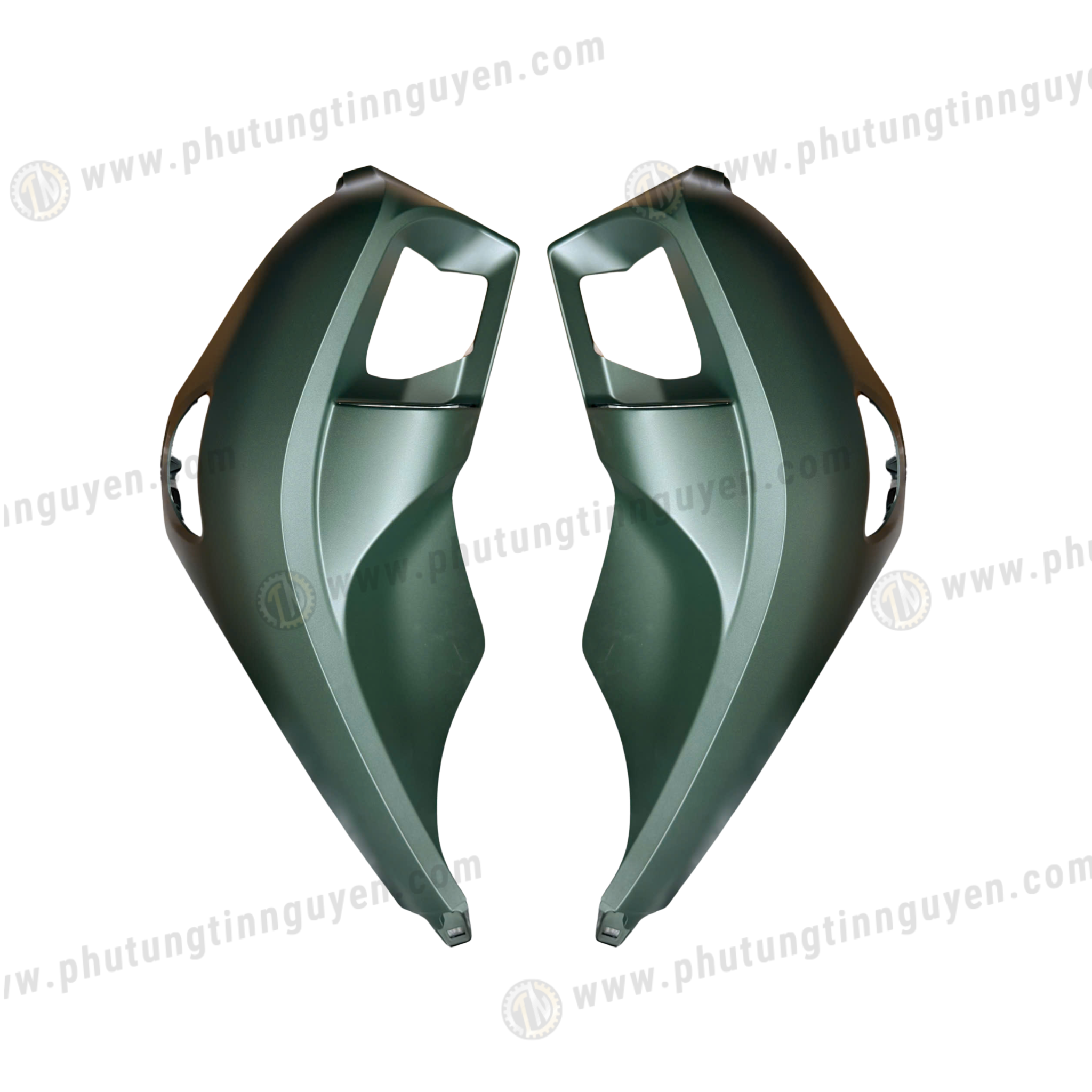  Cánh yếm Cánh bửng R-L xe Scoopy 2025 màu RÊU 