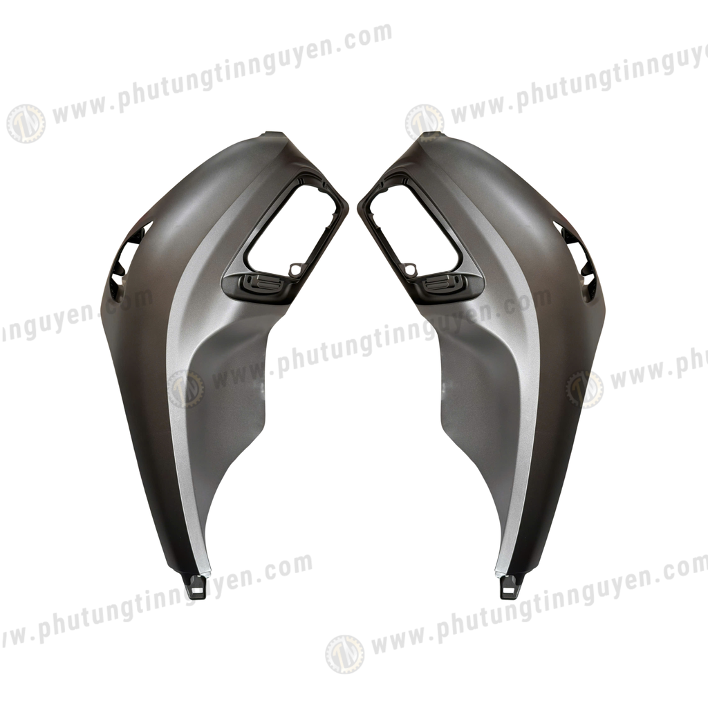 Cánh yếm Cánh bửng R-L xe Scoopy 2025 màu XÁM NHÁM