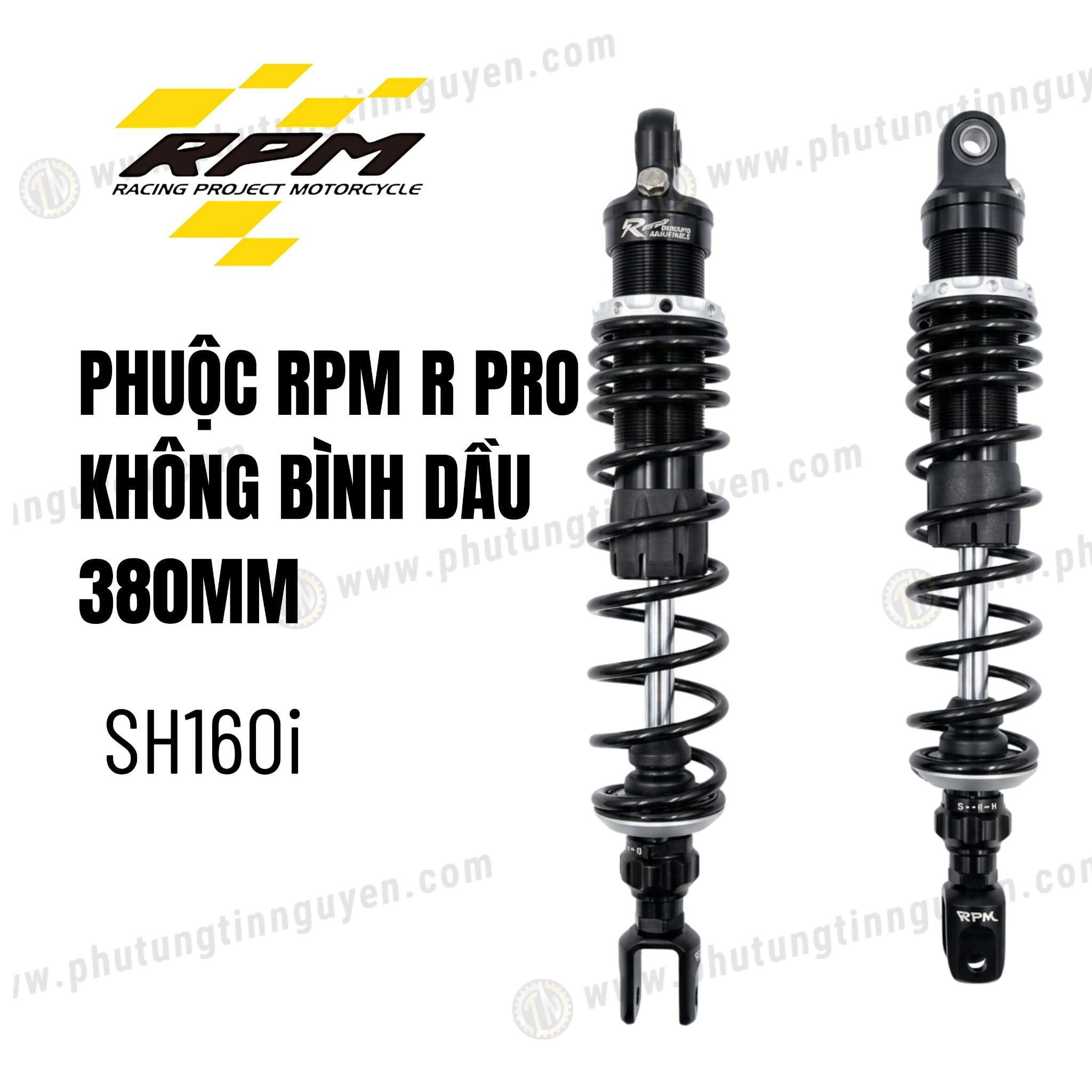  Cặp phuộc RPM R Pro cho xe SH160i size 380mm 