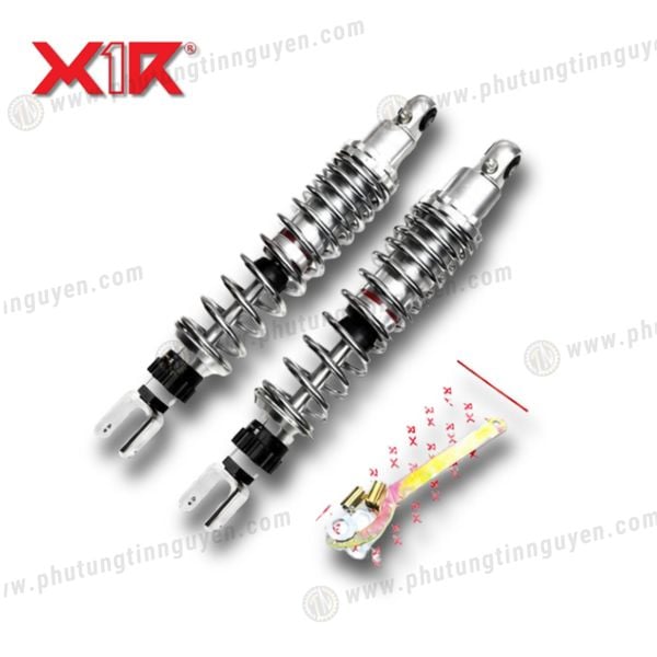  Căp phuộc  X1R dành cho Datbike S1 S2 S3 và Vinfast Feliz lò xo BẠC ty bạc 