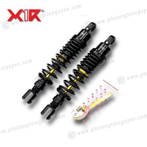  Căp phuộc  X1R dành cho Datbike S1 S2 S3 và Vinfast Feliz LÒ XO Đen ty vàng 