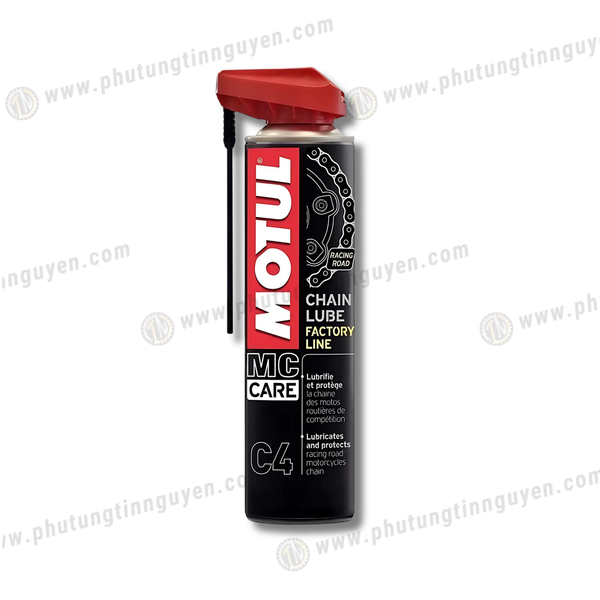  Chai xịt dưỡng sên Motul C4 Factory Line 400ml chính hãng 