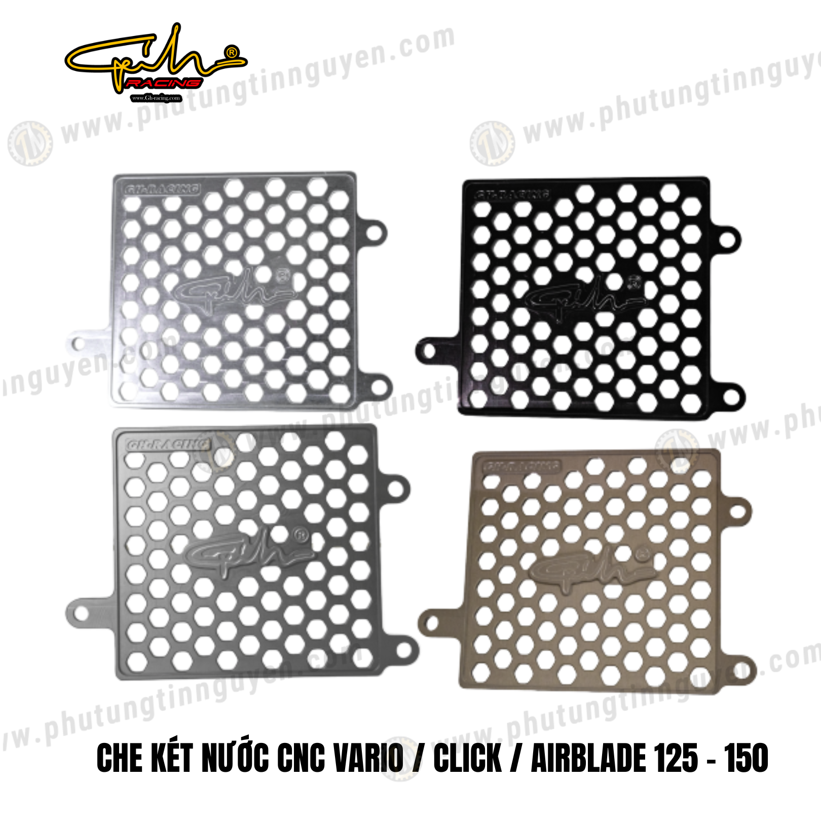 CHE KÉT NƯỚC CNC VARIO / CLICK / AIRBLADE 125 - 150 GH-RACING 