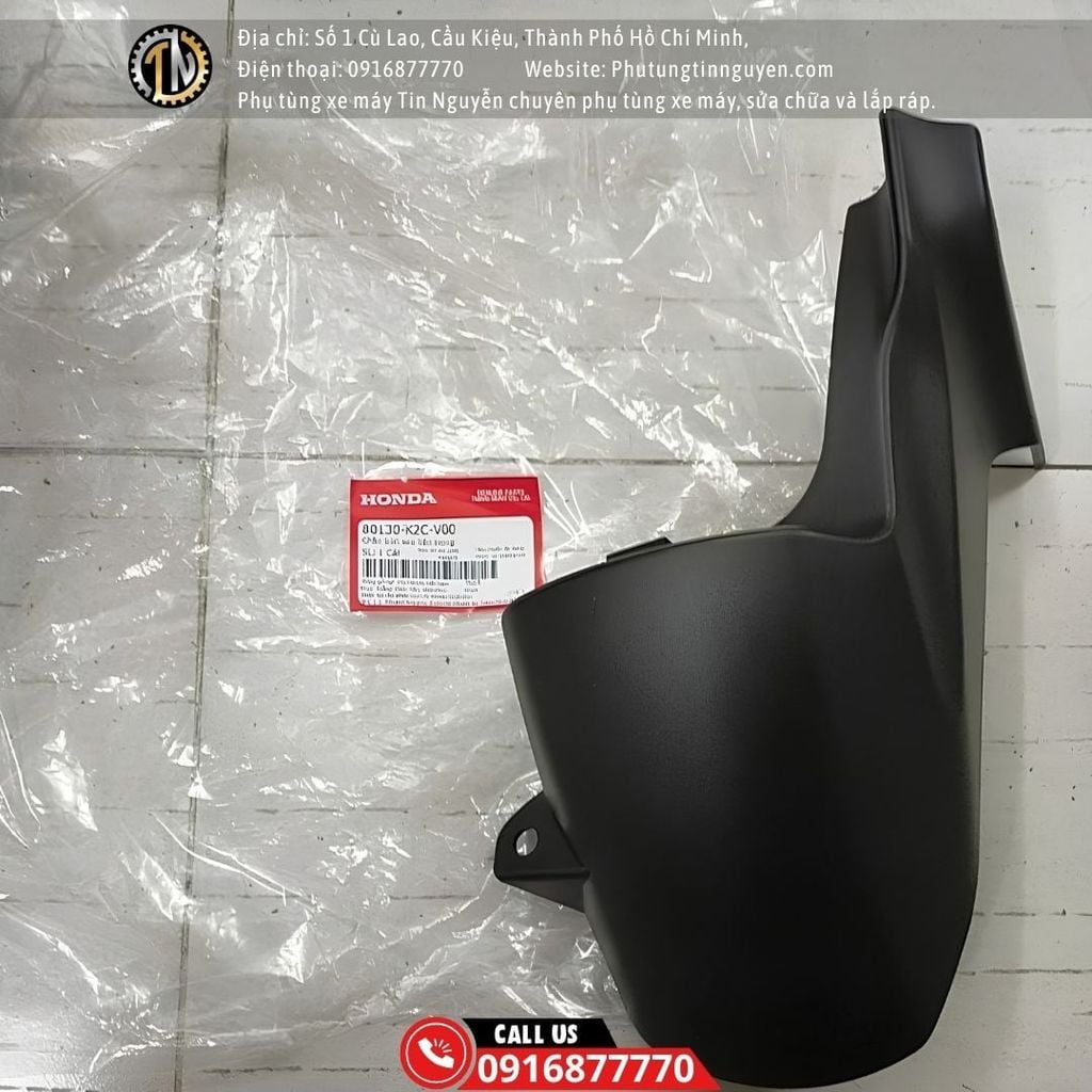 Dè con chắn bùn Honda Vision 2021 2022 2023 chính hãng 80130-K2C-V00