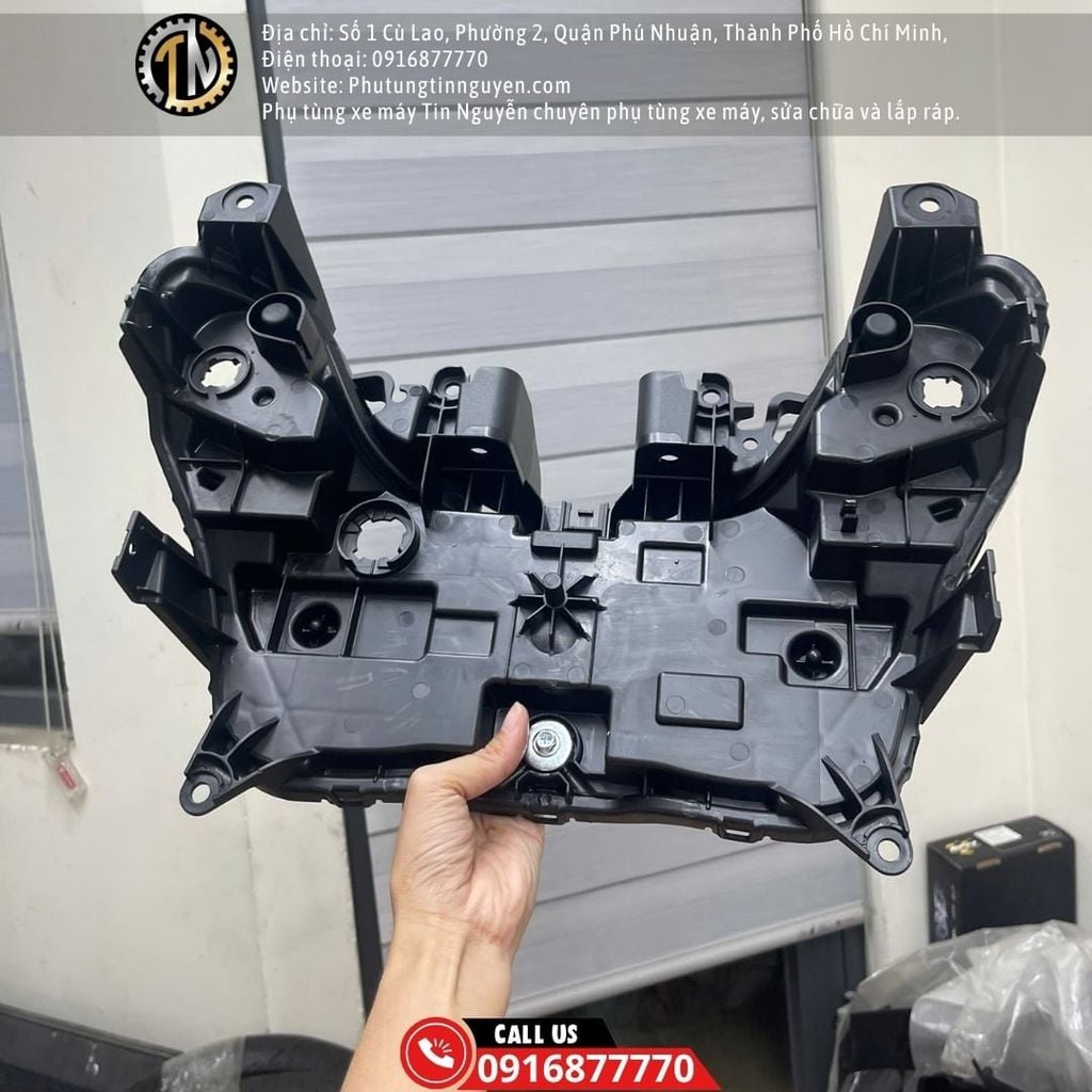 Đế nhựa chóa đèn pha trước ab air blade 2026