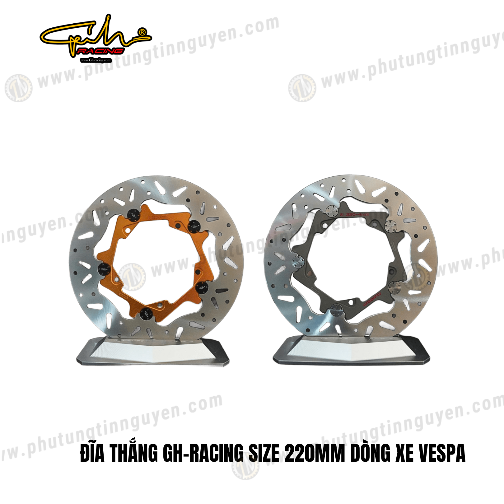  ĐĨA THẮNG GH-RACING SIZE 220MM DÒNG XE VESPA 