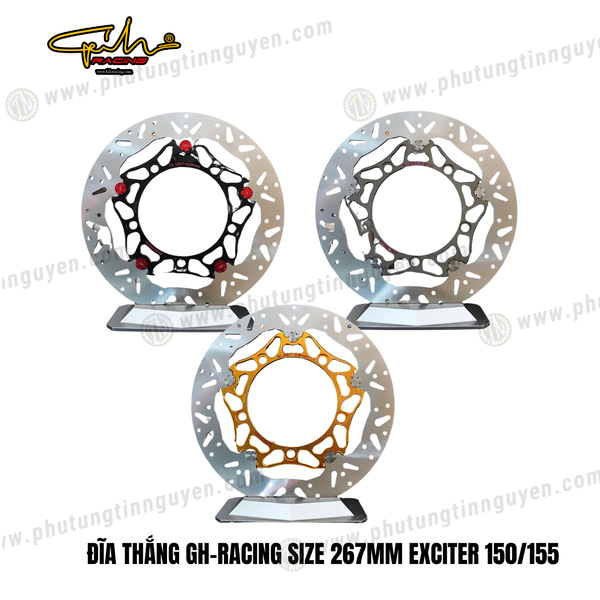  ĐĨA THẮNG GH-RACING SIZE 267MM EXCITER 150/155 