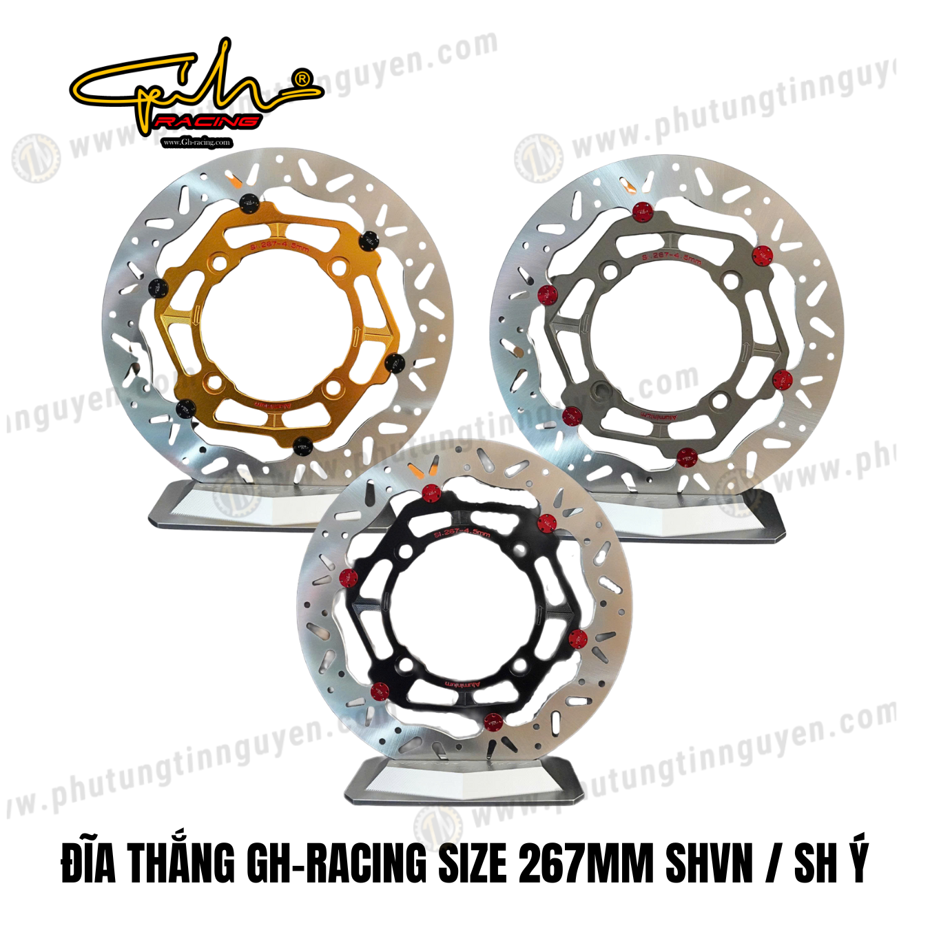  ĐĨA THẮNG GH-RACING SIZE 267MM SHVN / SH Ý 