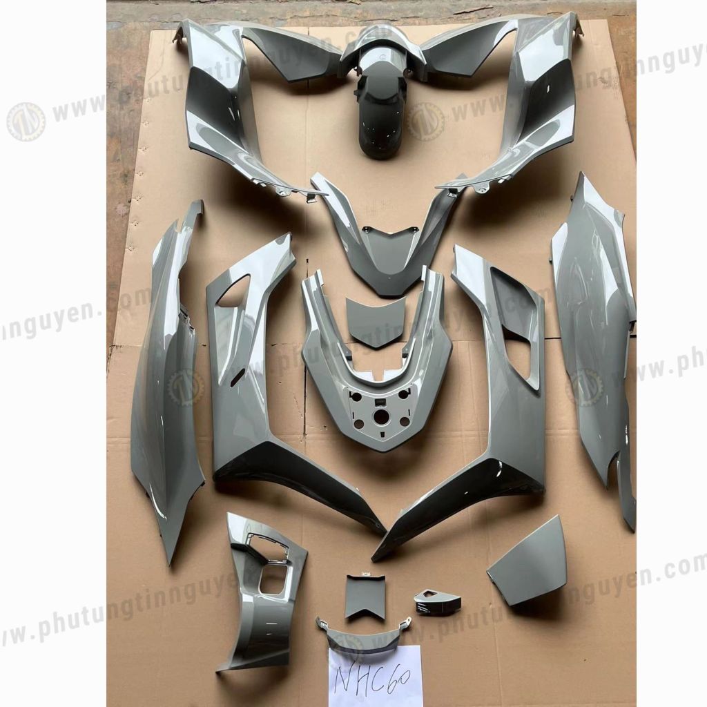 Dàn áo Honda PCX 160 màu xi măng đời 2020 2021 2022 2023