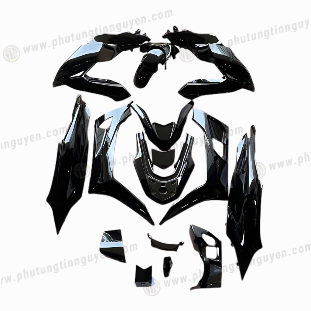 Dàn áo Honda PCX 160 màu đen bóng đời 2020 2021 2022 2023