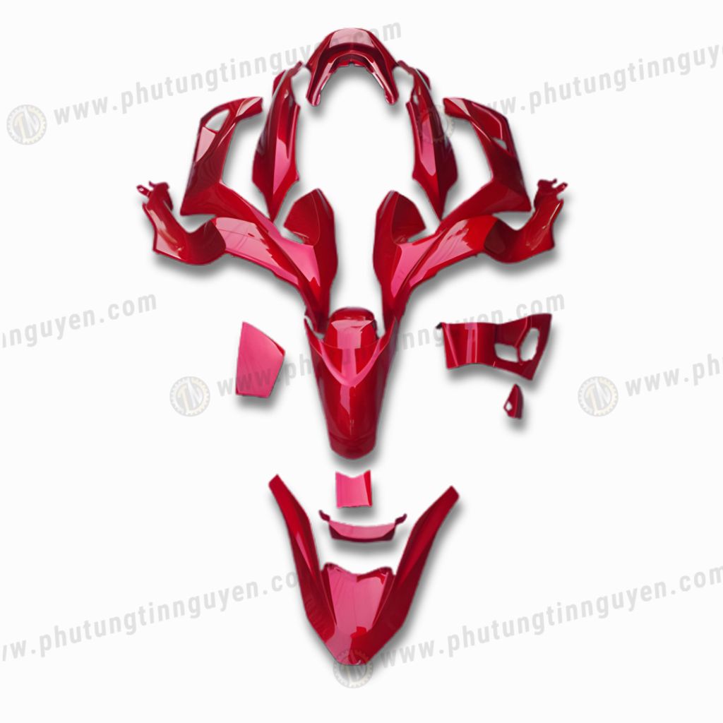 Dàn áo Honda PCX 160 màu đỏ bóng đời 2020 2021 2022 2023