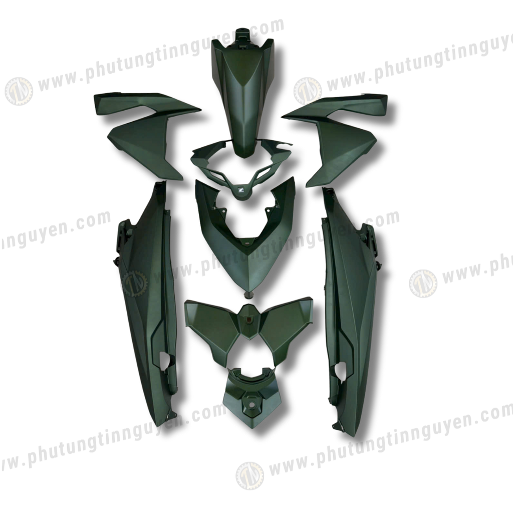 Dàn áo Vario Click 2015 - 2017 RÊU nhám hàng chính hãng Honda