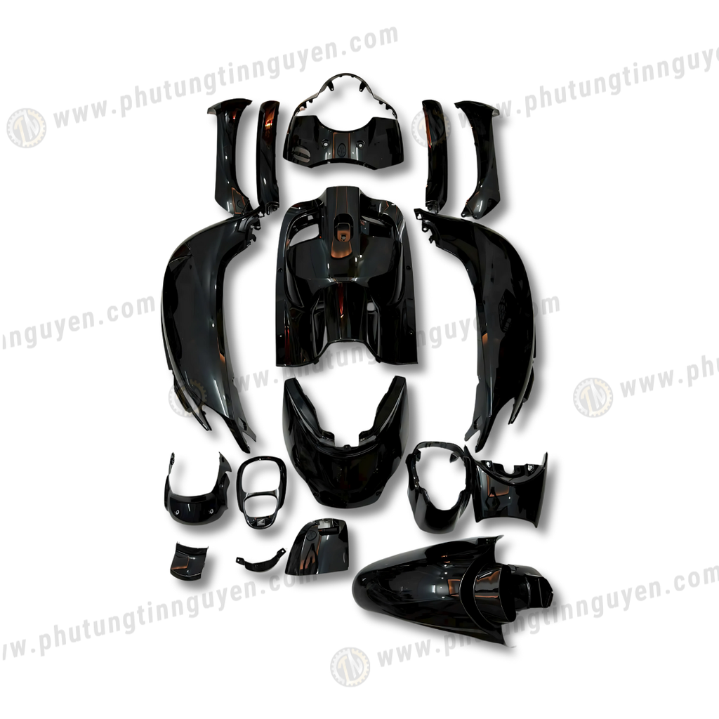 Dàn áo xe Scoopy màu đen bóng đời 2019 chính hãng Honda