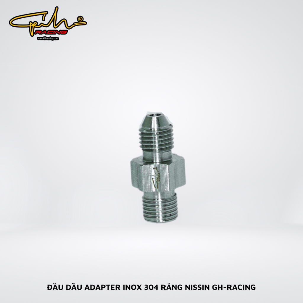 ĐẦU DẦU ADAPTER RĂNG NISSIN INOX 304 GH-RACING